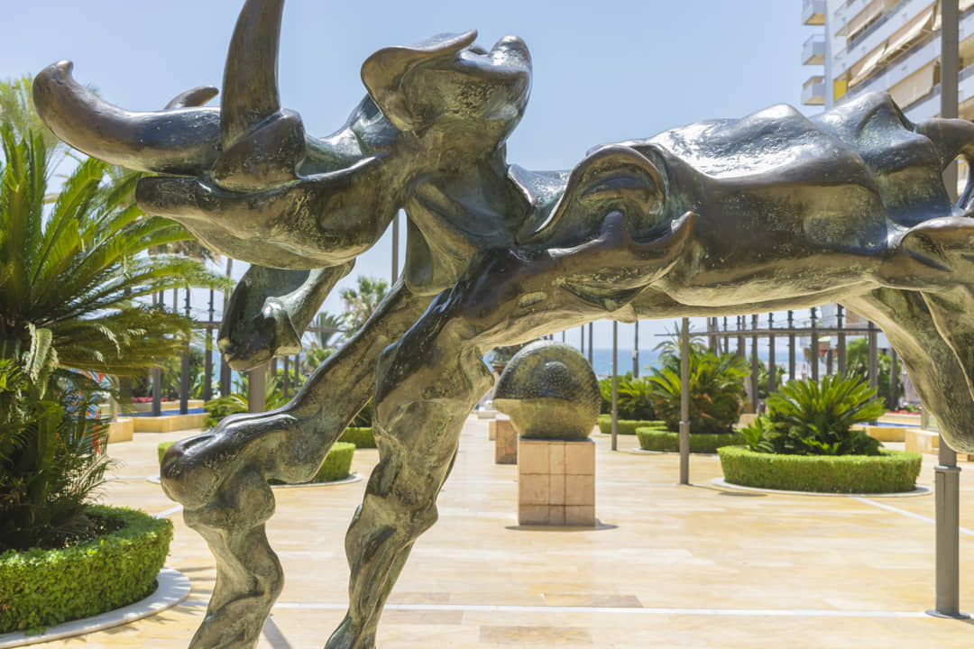Dalí’s sculptures in Marbella